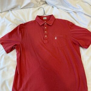 johnnie-O Red Polo Shirt Classic Style